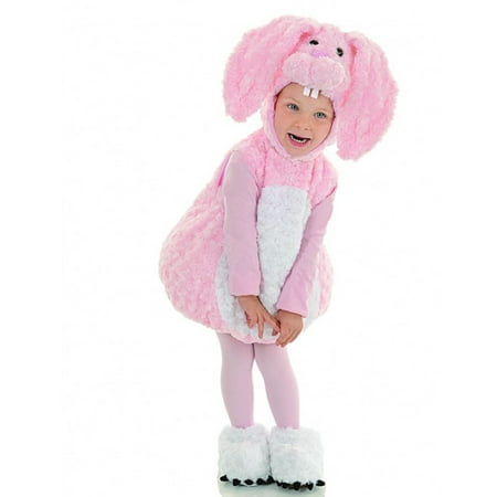 Pink Bunny Animal Belly Babies Toddler Halloween Costume