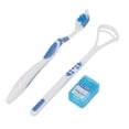 thumbnail image 4 of Limpiador Bucal, Limpiador De Lengua De Color Blanco Azul, Cómodo, Práctico, Flexible, Confiable Para La Higiene Bucal, 4 of 7