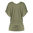 thumbnail image 5 of Free to Live 3 Pack Short Sleeve Casual Women's Dolman Tops, 5 of 6