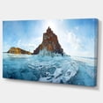 thumbnail image 2 of Ice and Rocks of Lake Baikal - Large Seascape Art Canvas Print, 2 of 3