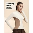 thumbnail image 6 of Top-kevin Women's Workout Jacket Fitness Top Colorblocked Design Polyester and Elastane Suitable for Running Gym and Yoga, 6 of 10
