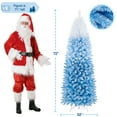 Renwick 6ft Prelit Pencil Artificial Christmas Tree with Warm White