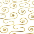 thumbnail image 2 of Tree Ornament Hooks - Christmas Tree Decorating Metal Wire Hangers for Hanging Decorations - Pack of 120 (Gold), 2 of 4