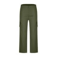 thumbnail image 2 of TMOYZQ Cargo Pants for Women, Lightweight Quick Dry Outdoor Travel Hiking Pants High Waist Wide Leg Stretch Casual Baggy Joggers with 6 Pockets, 2 of 6