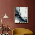 thumbnail image 2 of JEUXUS  Framed Canvas Print Wall Art Set Blue Pastel Watercolor Landscape Abstract Shapes Illustration Modern Decorative Nordic Calm/Zen Multicolor for Living Room, Bedroom, Office, 2 of 4