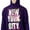 Purple, variant on New York Paint Splash Hoodie Sweatshirt NY Splatter Black Turquoise Pink Purp...