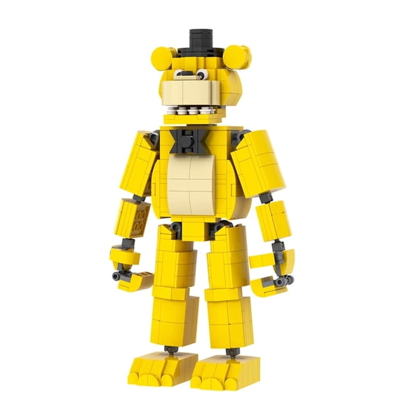 MOOXI Five Nights Golden Fredy Action Figures Building Blocks Toys,FNAF Classic Horror Game Building Set,Halloween Birthday Gifts for Boys and Girls(474pcs)