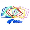 thumbnail image 3 of lionlar 10 Pieces Hopscotch Rings Agility Rings for Outdoor Indoor Boys Girls School Square, 3 of 9