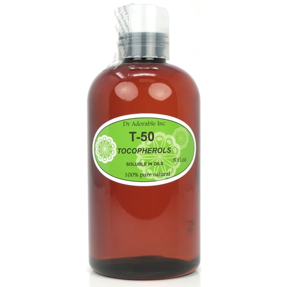 Dr Adorable - 8 oz - Tocopherols T-50 Oil-Soluble Vitamin E - Pure Natural Premium Anti Aging