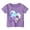 Purple, variant on Trendfront Girls Dino Tees Crewneck Cartoon Dinosaur Heart Print Short Sleeve T-Shirts Summer Cute Clothing Outfits Pullover Everyday Wear