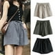 thumbnail image 5 of Pantalones cortos de algodón y lino para mujer, pantalones holgados de lino de verano, de pierna ancha, de cintura alta, de talla grande, informales, de corte A, pantalones cortos para uso fuera del, 5 of 5
