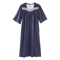 thumbnail image 1 of Chemise de Nuit Adaptative à Dos Ouvert pour Femmes avec Garniture en Dentelle, 1 of 1