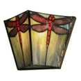 thumbnail image 2 of Meyda Tiffany Greenbriar Oak 1 Light Outdoor Flush Mount, 2 of 5