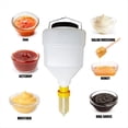 thumbnail image 2 of NEW Salad Dressing Squeeze Bottle Hanging Sauce Dispenser Large Diameter Kitchen Utensils, 2 of 4