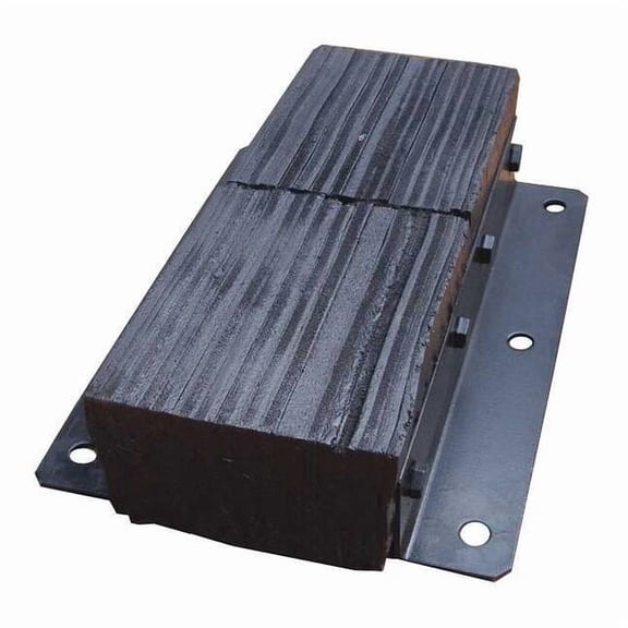 Dock Bumper,20x4-1/2x13 In.,Rubber 26W591