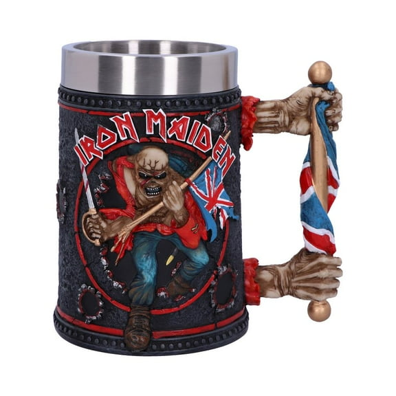 Nemesis Now Iron Maiden Tankard Mug 14cm Black, 600 ml