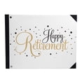 thumbnail image 1 of Darling Souvenir White Calligraphy Printed Hardbound Cover PersonalizedGuestbookFor Retirement PartyGuestSign InKeepsakeBookRegistry-9 x 12 Inches, 1 of 5