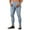 Blue, variant on Tejiojio Men's and Big Men's Flat Front Comfort Waist Flex Pants Mens Skinny Stretch Denim Pants Distressed Ripped Freyed Slim Fit Jeans Trousers