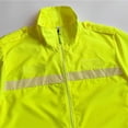 thumbnail image 6 of Yaoyar High Visibility Safety Jacket, Neon Yellow, Reflective Stripes, Polyester, Lightweight, Full Zip, Long Sleeve, Workwear for Running, Cycling, Construction, 6 of 9