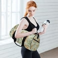thumbnail image 6 of Sports Tote Fitness Bag Unisex Fitness Sports Bag Travel Bag Suitable for Travel Sports Fitness and Exercise Simple Design Flower and Dog, 6 of 6