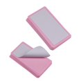 thumbnail image 1 of BeautyLeader 15 Uds 12X6cm Nail Art estampado suave protector Color rosa estampador Rectangel soporte para sello, 1 of 5