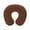 Coffee, variant on Wovilon Short Coat Pvc Pillow Core Inflatable Pillow Outdoor Neck Pillow Travel Pillow Pillow Pillow Nap Pillow