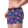 thumbnail image 2 of Pofeuu Rainbow Snowflakes Print Men’s Boxer Briefs, Moisture-Wicking Underwear, Regular,Trunk-Medium, 2 of 5