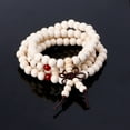thumbnail image 6 of Multi-layer 108 Wood Beads Buddha Bracelet 8mm Beads Buddhist Prayer Bracelet, 6 of 16