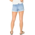 thumbnail image 4 of Celebrity Pink Juniors Basic Fray Flip Cuff Short, 4 of 5