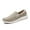 Beige, variant on MAWCLOS Mens Sneakers Slip On Flats Walking Breathable Loafers Round Toe Work Casual Shoes Beige 10.5