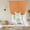 Honeydew, variant on Pure Midnight Blue Tie Up Curtains for Windows, Adjustable Balloon Window Shades, Modern Solid Color Minimalist Art Kitchen Window Treatments Farmhouse Short Curtains with Rod Pocket 42"x45"
