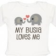 thumbnail image 4 of Inktastic My Busia Loves Me Childs Boys or Girls Long Sleeve Baby Bodysuit, 4 of 5