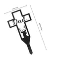 thumbnail image 2 of unbranded Estaca De Cruz Para Cementerio De Hierro Decorativa Para Patio Y Jardín Exterior, 2 of 6