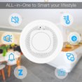 thumbnail image 4 of Cateissary Tuya ZigBee, alarmas antiniebla inteligentes, detector de teléfono inteligente de techo, sistemas de advertencia, dispositivo de alertas de voz Electrónica, 4 of 6
