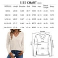 thumbnail image 6 of SUNBS Long Sleeve Shirts for Women V Neck Fall Sweater Fashion Outfits Tunic Tops, 6 of 9