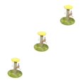 thumbnail image 4 of Dalazy Lot de 1 Poteau de Recharge pour Griffoir Corde de Broyage Griffe en Sisal Ongles de Protection pour Chat Rond Vert Moyen 3Ensemble, 4 of 6