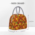 thumbnail image 2 of Disketp Vintage maple leaf autumn Bolsa Térmica para Almuerzo, Lonchera con Abertura Amplia y Gran Capacidad, Organizador Reutilizable para Mujeres, Hombres y Adultos, 2 of 6