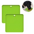 thumbnail image 2 of Almohadillas para lamer perros, paquete de 2 almohadillas para lamer, Pet Aburrimiento Buster Slow Feeder, Calm Pads para aliviar la ansiedad, BPA Free Food Grade Silicone Puppy Treat Pads Ormromra 220587-2, 2 of 8