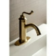 thumbnail image 4 of Fauceture LS5413RL Royale Single-Handle Bathroom Faucet with Push Pop-Up, Brushed Brass, 4 of 5