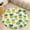 style-1, variant on Lunarable Pineapple Floral Medallion Round Rug - Small Round Area Rug, Soft Non-Slip Machine Washable Bedroom Mat Indoor Accent Entry Carpet for Office Desk Dorm Hallway