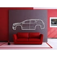 thumbnail image 2 of LaModaHome 2017 Acadia 2nd Gen Metal Silhouette Wall Art, 2 of 5