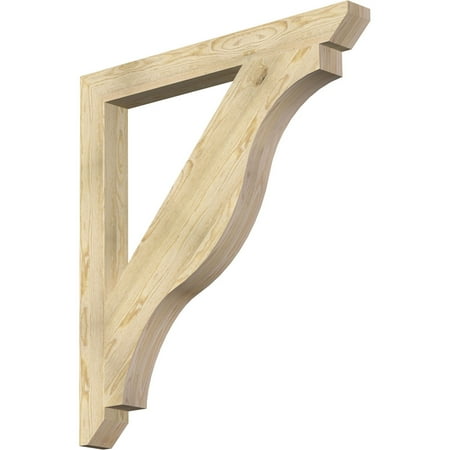 

Ekena Millwork 4 W x 40 D x 44 H Funston Slat Rough Sawn Bracket Douglas Fir