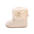 thumbnail image 2 of Baby Soft Sole Shoes,Fashion Boots for Baby - Refined Casual Dress Boots with Bow Accent,Streamlined Profile Fashion Booties,Streamlined Profile Boots, Casual Footwear for Fall Winter, 2 of 9