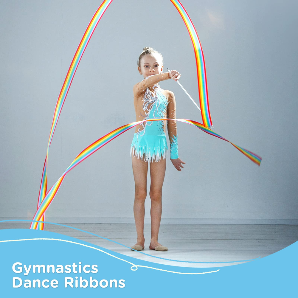 2 Bâtons De Gymnastique Rythmique - 35 Cm, Plastique Rose - Pour Entraînement Danse/École