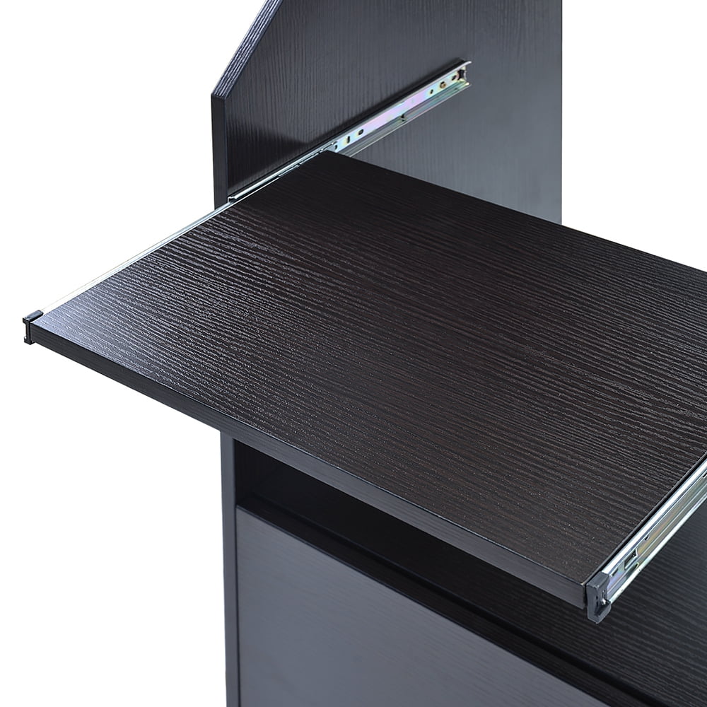 Lowestbest Multi-Functions Computer Desks, Home Office Desk Table with Cabinet, Espresso Lowestbest Multi-Functions Computer Desks, Home Office Desk Table with Cabinet, Espresso