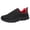 Red, variant on Men's Casual Sneaker Knit Breathable Gym Fashion Sneakers Wide Toe Walking Sports Shoes with Soft Sole, Comfortable 𝖫a𝖼e Up Tennis Athlet𝗂c Running Shoes for Summer and Autumn