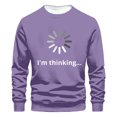 thumbnail image 1 of Sudaderas sin capucha para hombre, estilo casual, con estampado de moda, sudadera de manga larga, blusas de manga larga con cuello redondo, camisas, blusas para hombre, poliéster, 1 of 3