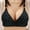 Black, variant on Samickarr Wireless Minimizer Bras for Women Full Coverage Gathered Up Lingerie Wirefree Comfort Breathable Minimizer Bralettes Adjustable Shoulder Strap Daily Bras