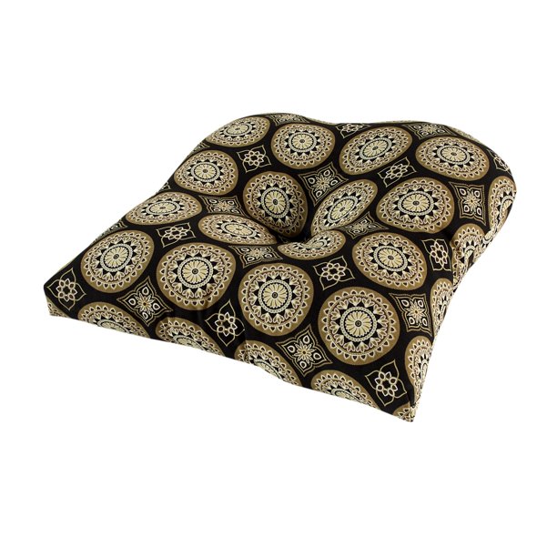 Terrasol Sundial Outdoor Chair Cushion Black