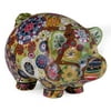 Folkart Piggy Bank